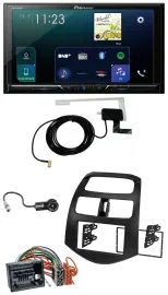 Автомагнитола Pioneer 2-DIN DAB USB MP3 Bluetooth для Chevrolet Spark (с 2013)