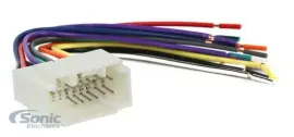 Scosche HA08B Aftermarket Stereo Wire Harness for Select 1998-06 Honda/Acura
