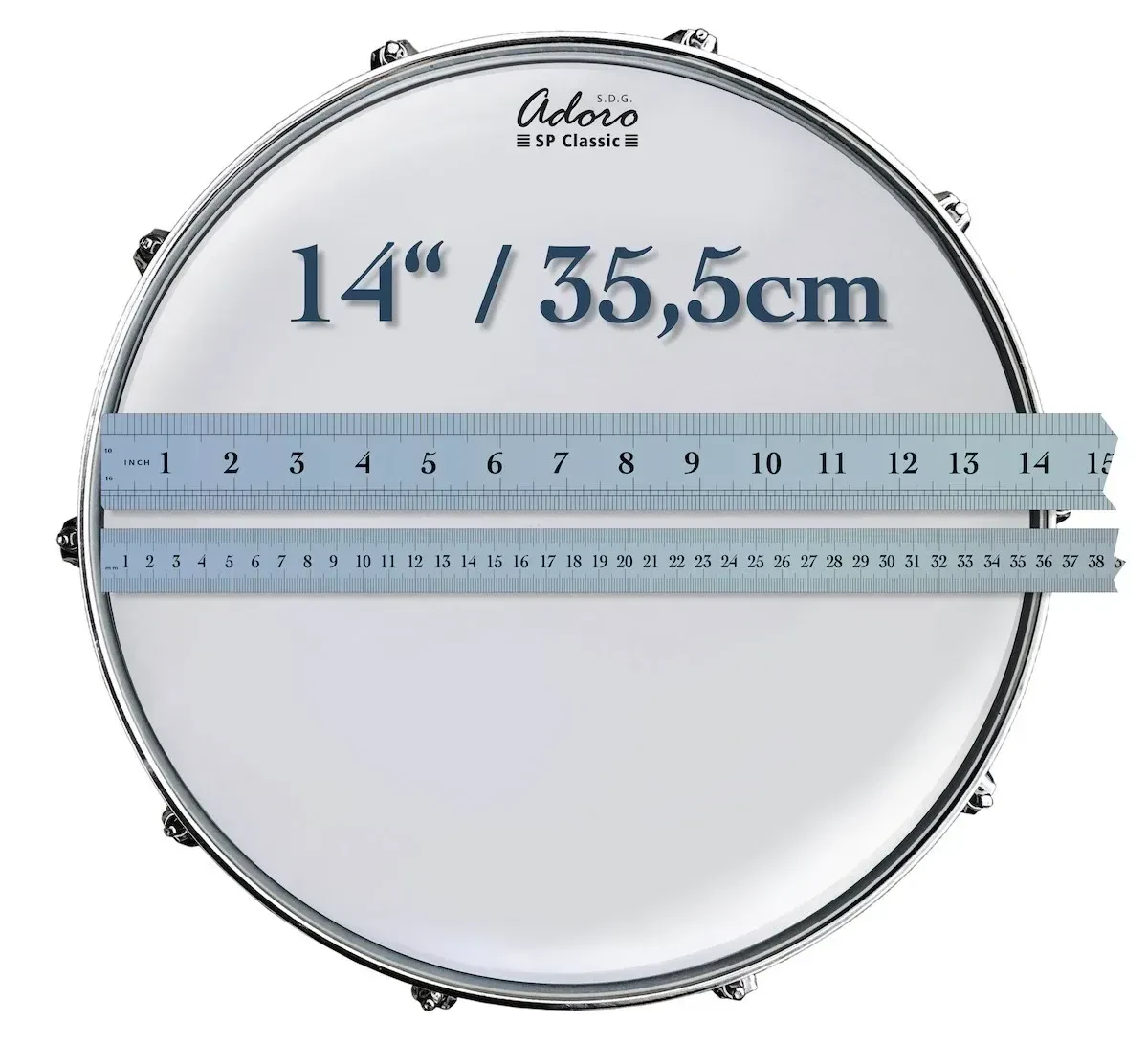 Пластик для барабана Adoro ASPC-CL-14 SP Classic Clear