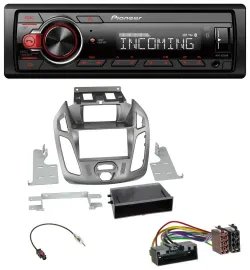 Pioneer Bluetooth USB DAB MP3 Autoradio für Ford Transit Connect mit Display 12-