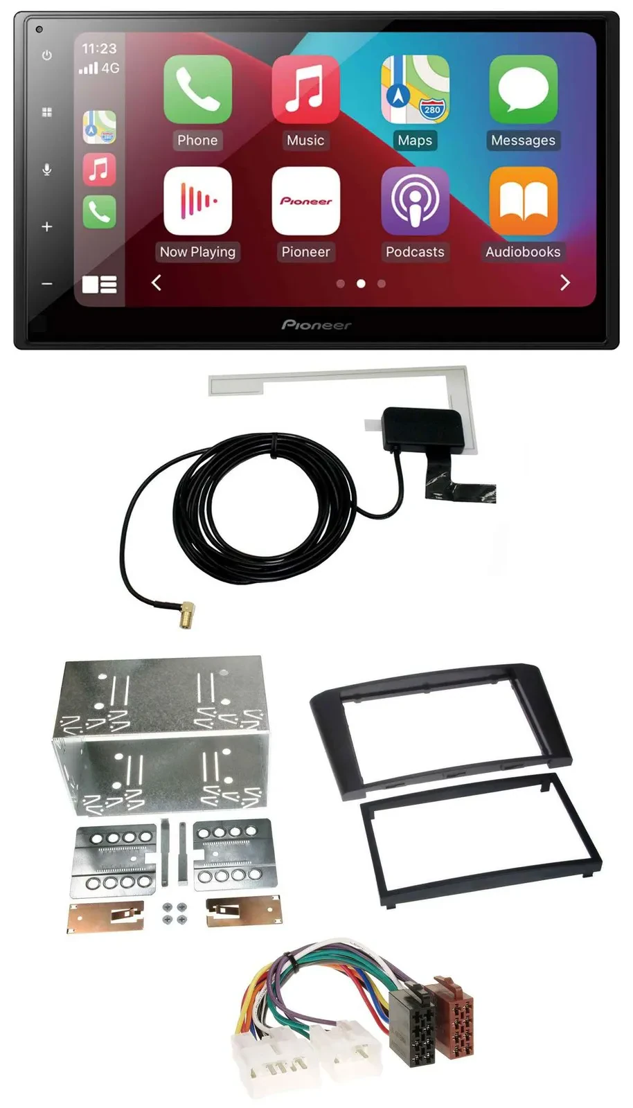 Pioneer USB Bluetooth DAB MP3 2DIN Autoradio für Toyota Avensis 2003-2009