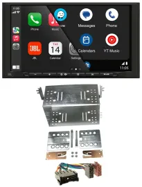 JBL USB 2DIN MP3 Bluetooth AUX Autoradio für Hyundai Tucson DM 2005-2010