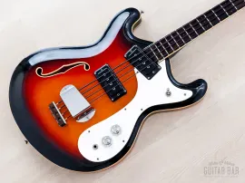 Б/У Бас-гитара Mosrite Combo 1966 полуакустическая санберст с кейсом