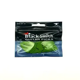 Медиаторы BlackSmith TEA088GN-MH Medium Heavy Green Delrin 0.88 (12 штук)