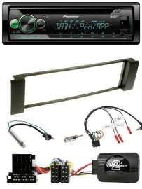 Автомагнитола Pioneer USB MP3 CD DAB для Audi A3/A6 (2000–2004) с поддержкой управления на руле