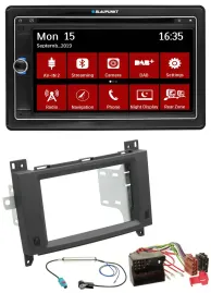 Автомагнитола для Mercedes Vito/Viano (2006–2014) Blaupunkt 2DIN, Bluetooth, DAB, USB, DVD, MP3