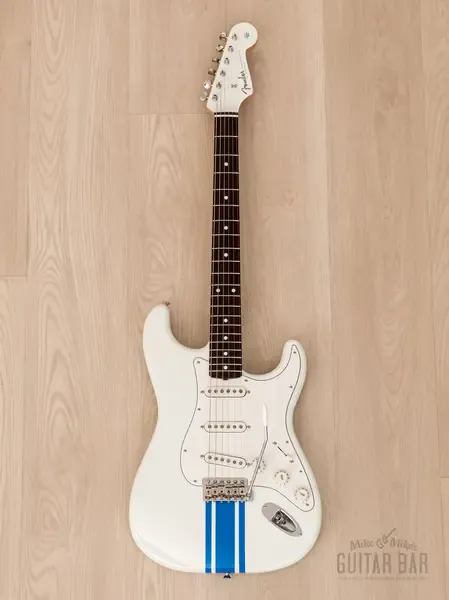 Электрогитара Fender Traditional 60s Stratocaster SSS Olympic White Competition Stripe w/gigbag Japan 2023
