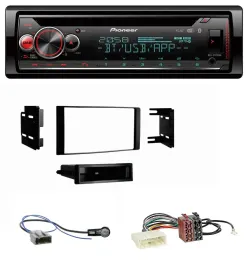 Pioneer MP3 DAB CD Bluetooth USB Autoradio für Nissan Micra 2013-2017 schwarz ma
