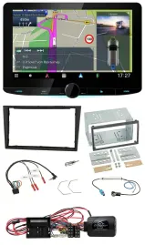 Автомагнитола Kenwood Stealth S 2DIN Bluetooth DAB TMC USB навигация для Opel Corsa D