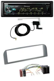 Автомагнитола для Alfa Romeo 147/GT Pioneer MP3, CD, USB, DAB, AUX, цвет антрацит