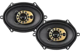 Jensen JS68T 100W RMS 5″x7″/6″x8″ 3-way Coaxial Car Speakers