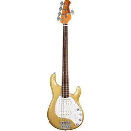 Бас-гитара Ernie Ball Music Man StingRay5 Special HH 5-String Bass Guitar Genius Gold