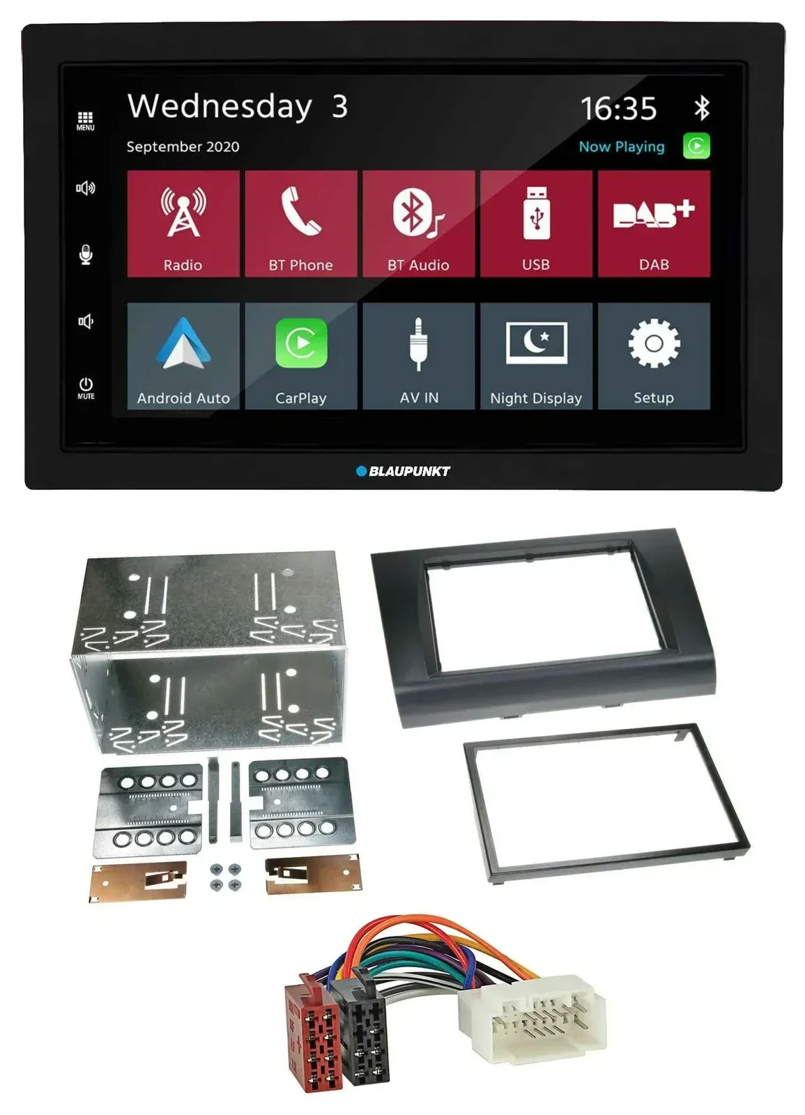 Blaupunkt DAB Bluetooth USB MP3 2DIN Autoradio für Suzuki Swift (2005-2010)