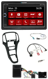Blaupunkt Lenkrad DAB TMC 2DIN USB Bluetooth Navigation für Opel Astra ab 09 Per