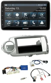 Blaupunkt USB DAB SD Lenkrad Bluetooth Autoradio für Toyota Yaris 2011-2014 silb