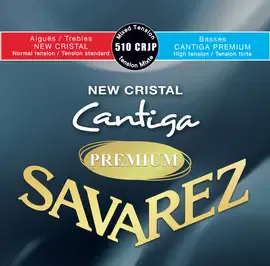 Струны для классической гитары Savarez 510CRJP 29-44 New Cristal Cantiga Premium Mixed Tension