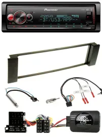 Pioneer Bluetooth USB Lenkrad DAB Autoradio für Audi A3 A6 2000-2004