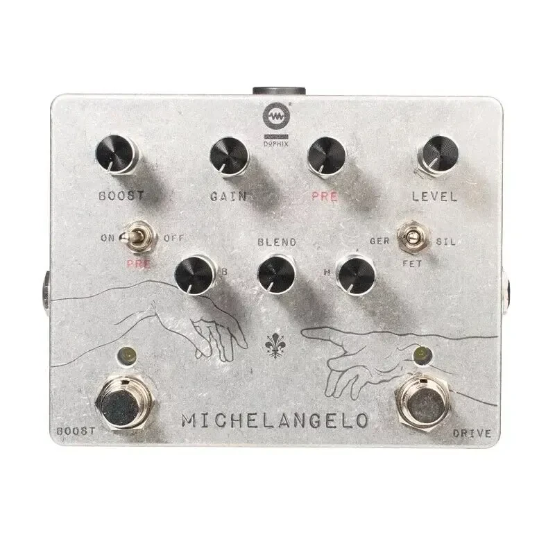 Педаль эффектов для электрогитары Dophix Micheangelo Overdrive Plus