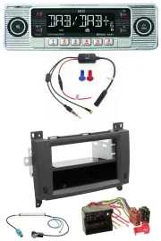 Dietz DAB USB MP3 Bluetooth Autoradio für Mercedes Vito Viano 06-14 Rubbertouch