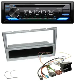 JVC Bluetooth MP3 USB DAB CD Autoradio für Opel Combo C Corsa C Tigra Meriva ab