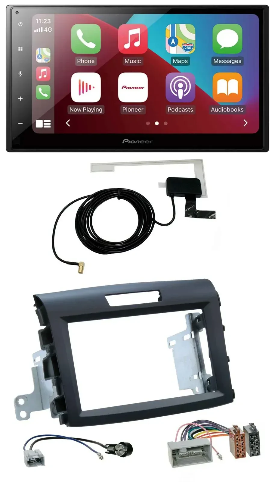 Автомагнитола для Honda CR‑V (FR5/FR6, с 2012) Pioneer 2DIN USB Bluetooth DAB MP3