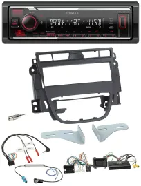 Kenwood Lenkrad Bluetooth USB DAB Autoradio für Opel Meriva B ab 2010