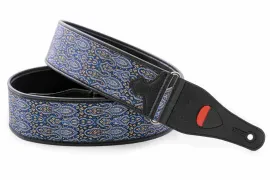 8436612540771 Talisman Cordoba Blue Ремень для гитары, текстиль/синтетика, синий, RightOn Straps