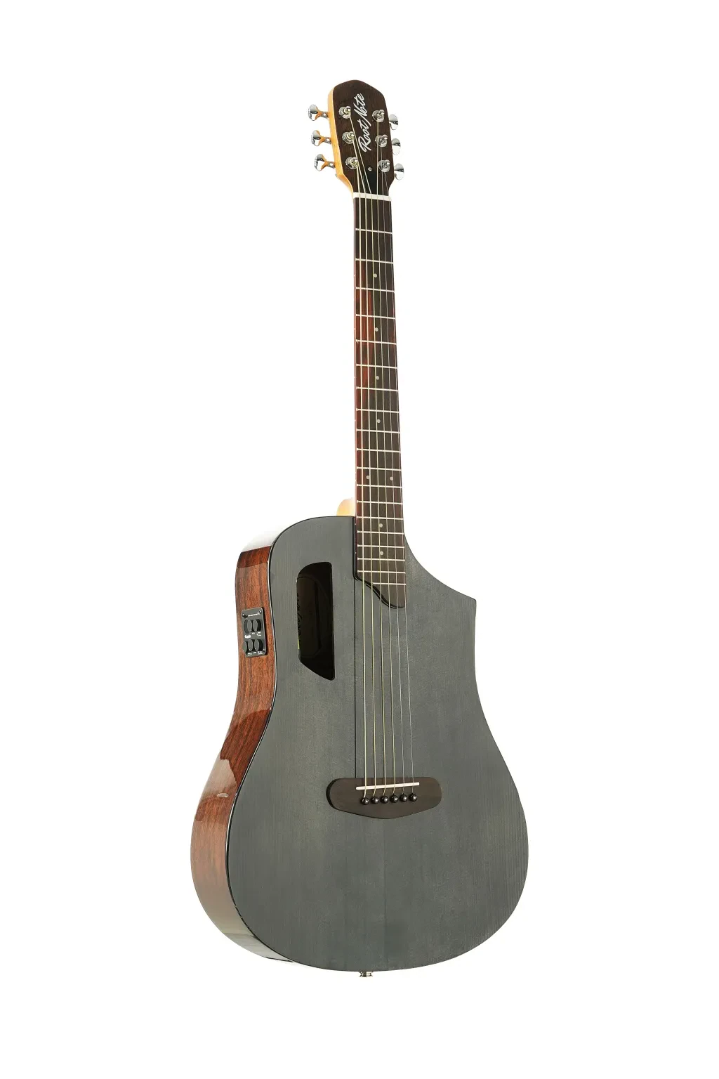 Трансакустическая гитара Root Note TA220-TB черная с чехлом