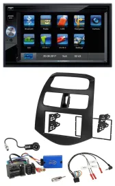Blaupunkt 2DIN Bluetooth TMC USB Lenkrad SD Navigation für Chevrolet Spark 2013-