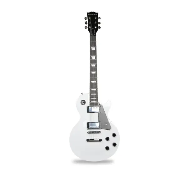 Электрогитара Bosstone LP-6 WH White с чехлом