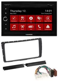 Blaupunkt MP3 DVD Bluetooth DAB 2DIN USB Autoradio für Toyota Hilux (ab 2011)