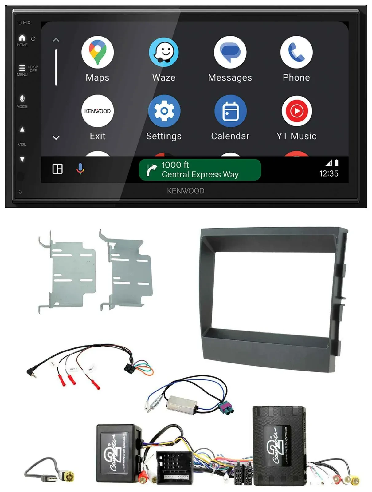 Kenwood DAB Bluetooth USB Lenkrad 2DIN Autoradio für Porsche Panamera Soundsyste