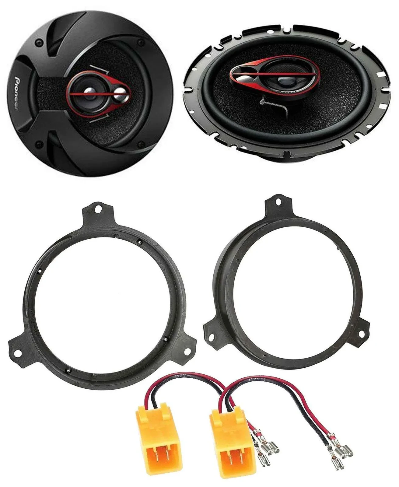 Pioneer 3-Wege 250Watt 16,5cm Lautsprecher für Citroen C1 Peugeot 108 ab 14 Fron