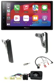 Pioneer DAB USB Lenkrad Bluetooth 2DIN Autoradio für Toyota Yaris 2007-2010