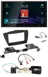 JVC USB Bluetooth 2DIN DAB Lenkrad Autoradio für Hyundai ix35 ab 2013 ohne Sound
