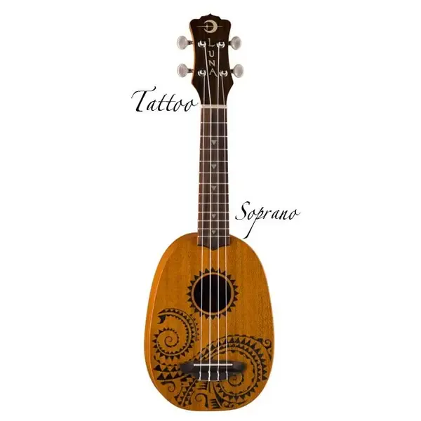 Укулеле сопрано Luna UKE Tattoo