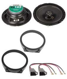 ACV 16,5cm 100Watt 2-Wege Lautsprecher für Mini One Cooper Cabrio Fronttür Auto