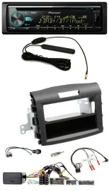 Pioneer CD MP3 Lenkrad DAB USB Autoradio für Honda CR-V ab 2013 schwarz