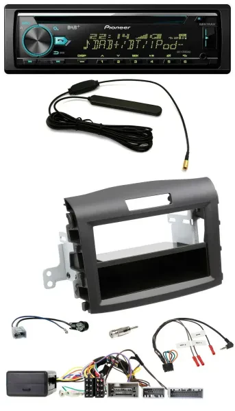 Pioneer CD MP3 Lenkrad DAB USB Autoradio für Honda CR-V ab 2013 schwarz
