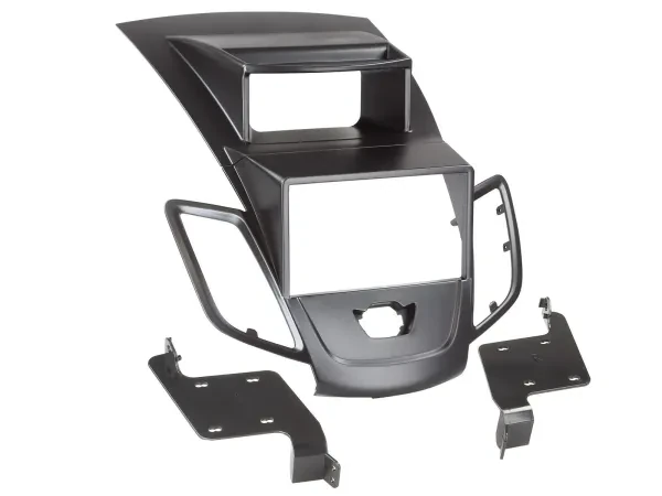 Radioblende Doppel DIN Autoradio für Ford Fiesta 2008-2017 Display schwarz