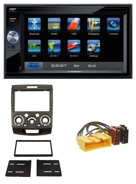 Blaupunkt SD Bluetooth 2DIN MP3 USB AUX Autoradio für Ford Ranger Mazda BT50 ab