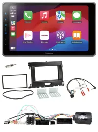 Pioneer Lenkrad USB DAB Bluetooth 2DIN Autoradio für Ford Ranger XL ab 02/2016