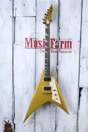 Электрогитара LTD KH-V Kirk Hammett Signature Metallic Gold