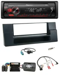 Pioneer DAB 1DIN MP3 Lenkrad USB Autoradio für BMW 5er E39 X5 Quadlock Ablage
