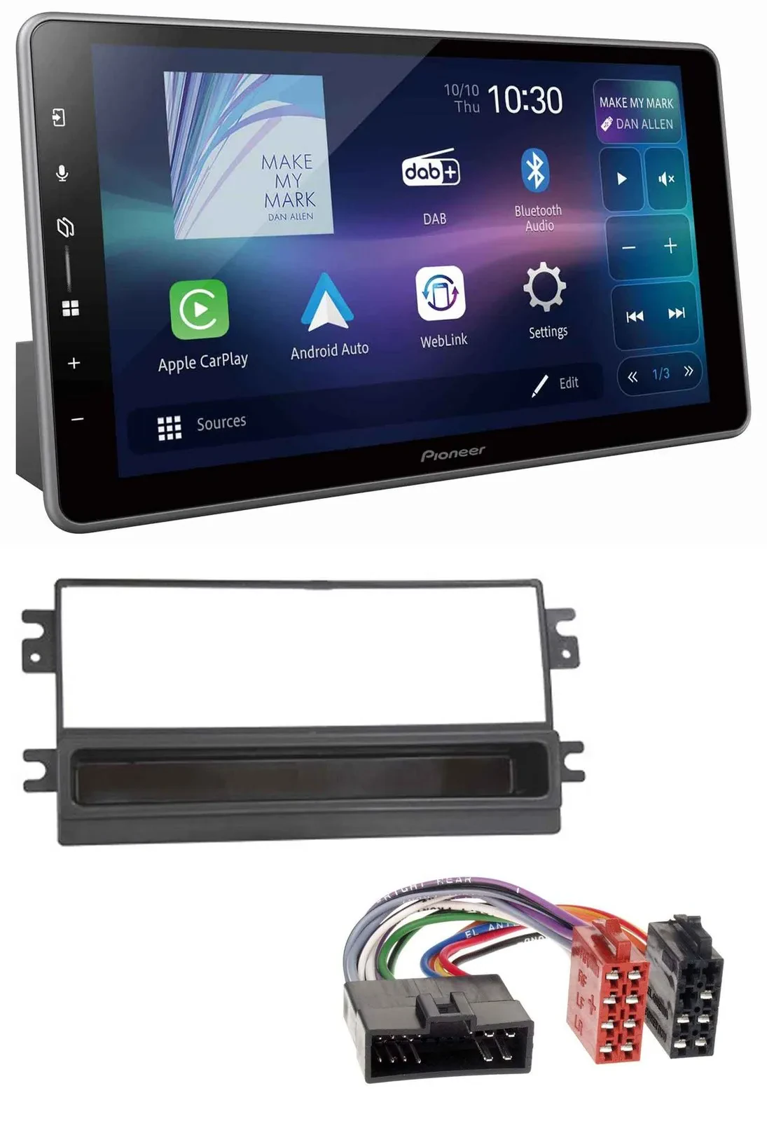 Pioneer Bluetooth USB DAB MP3 Autoradio für Kia Clarus Carens FL Carnival Sporta