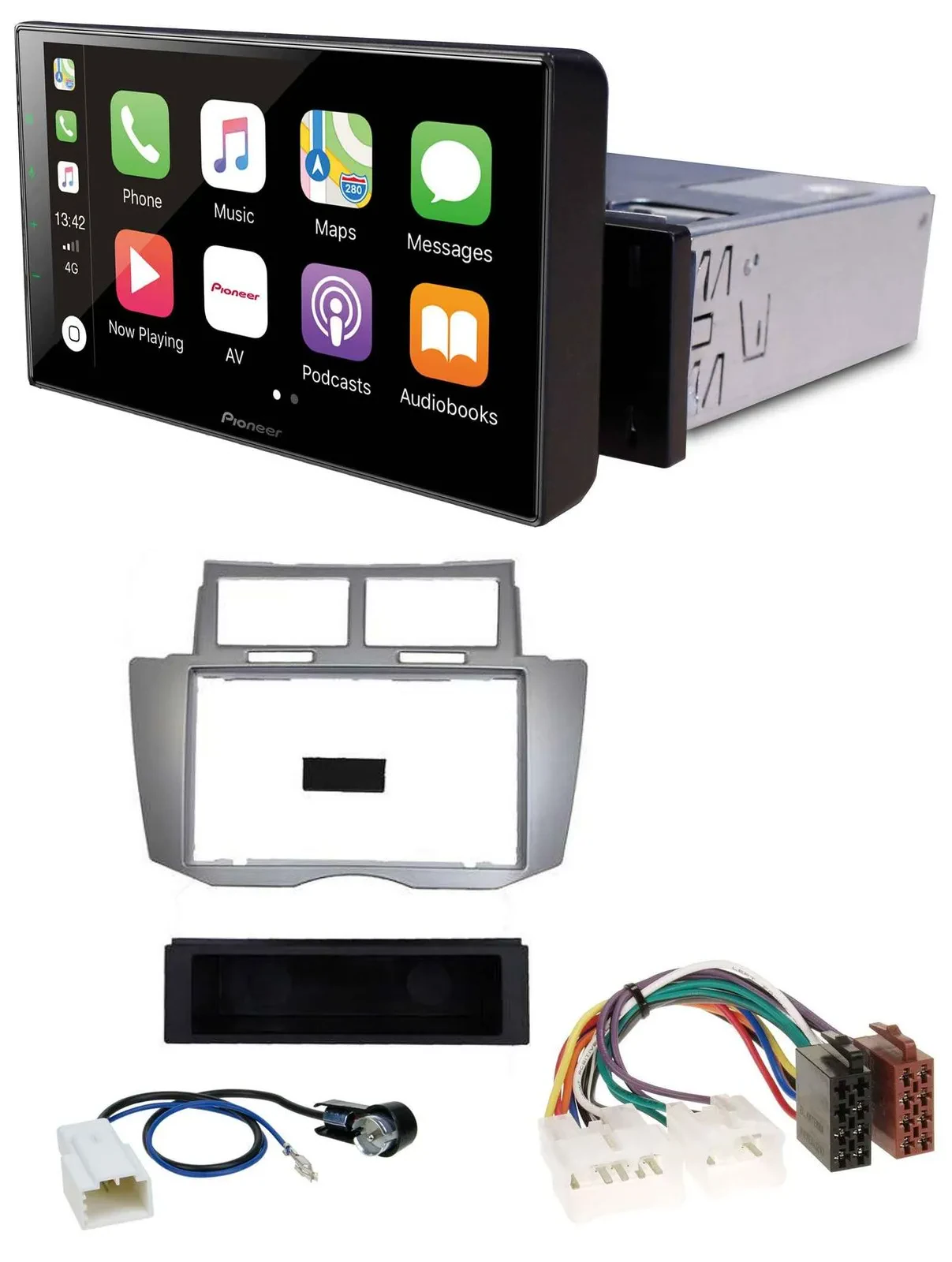 Pioneer Bluetooth MP3 DAB USB Autoradio für Toyota Yaris (2007-2011)