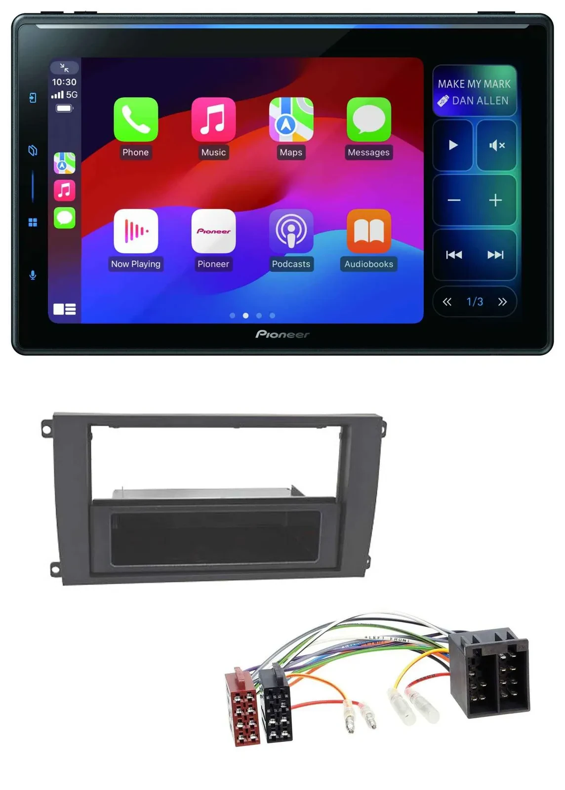 Pioneer Bluetooth DAB MP3 USB Autoradio für Porsche Cayenne (2002-2007)