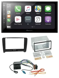 Pioneer MP3 Bluetooth DAB 2DIN USB Autoradio für Audi TT (06-14) Quadlock