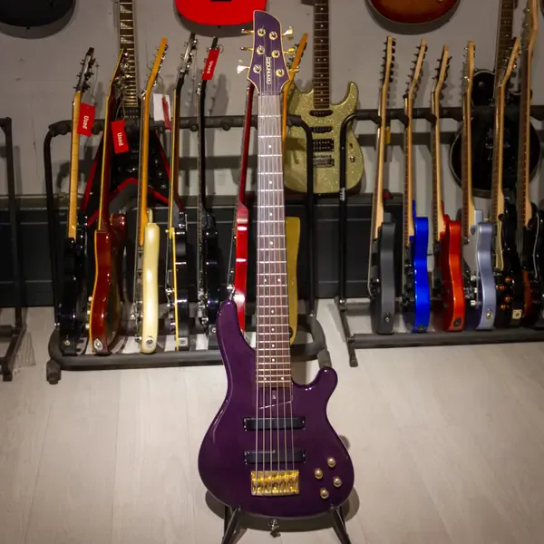 Бас-гитара Fernandes Gravity 6 Custom Trans Purple Japan 1997
