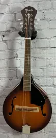 Fender Paramount PM-180E Acoustic Electric Mandolin with Bag, Aged Cognac Burst